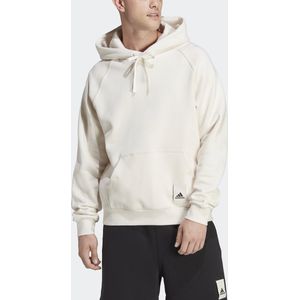 adidas - Hoodie - Zwart - Katoen/Gerecycled Polyester - Losse Pasvorm