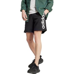 Adidas - Lin Sj Korte Broek - Zwart - Katoenmix - AEROREADY