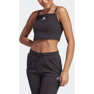 ADIDAS SPORTSWEAR - Brand of Love - Crop Tanktop - Zwart - Katoen
