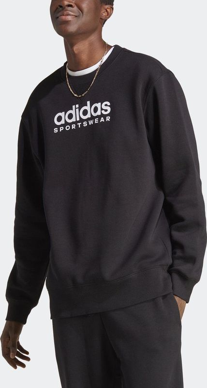 adidas Sportswear All SZN Fleece Graphic Sweatshirt - Heren - Zwart
