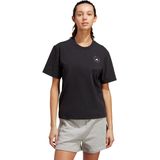 Adidas by Stella McCartney, Dames, Tops, Zwart, Maat: M Katoen,