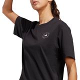Adidas by Stella McCartney, Dames, Tops, Zwart, Maat: M Katoen,