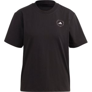 Adidas by Stella McCartney, Dames, Tops, Zwart, Maat: M Katoen,