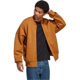 adidas - Trainingsjack - Blauw - Katoen - Losse Pasvorm