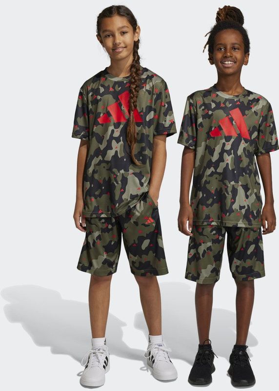 adidas - Tr-es Aop - Korte Broek - Camouflage - AEROREADY