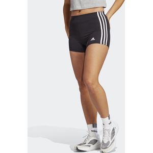 adidas Sportswear Essentials 3-Stripes Single Jersey Booty Short - Dames - Zwart