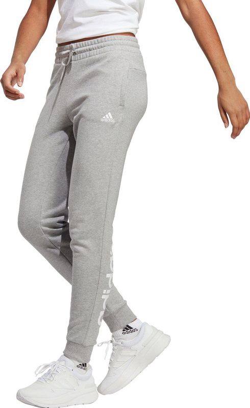 adidas Sportswear Essentials Linear French Terry Cuffed Broek - Dames - Grijs