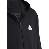 adidas Sportswear Future Icons 3-Stripes Ritshoodie - Kinderen - Zwart