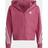 adidas - Future Icons 3-Stripes - Meisjescapuchon met Volledige Rits