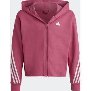 adidas - Future Icons 3-Stripes - Meisjescapuchon met Volledige Rits