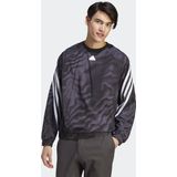 adidas - Fi Aop Crew - Sweatshirt - Zwart