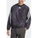 adidas - Fi Aop Crew - Sweatshirt - Zwart