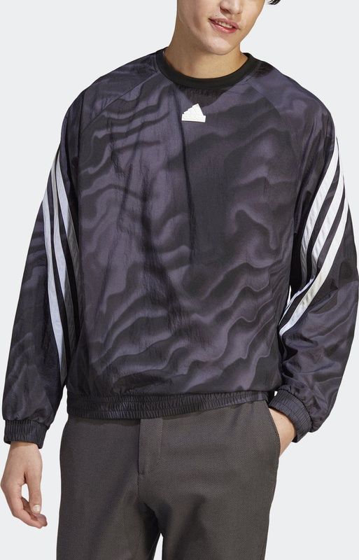 adidas - Fi Aop Crew - Sweatshirt - Zwart