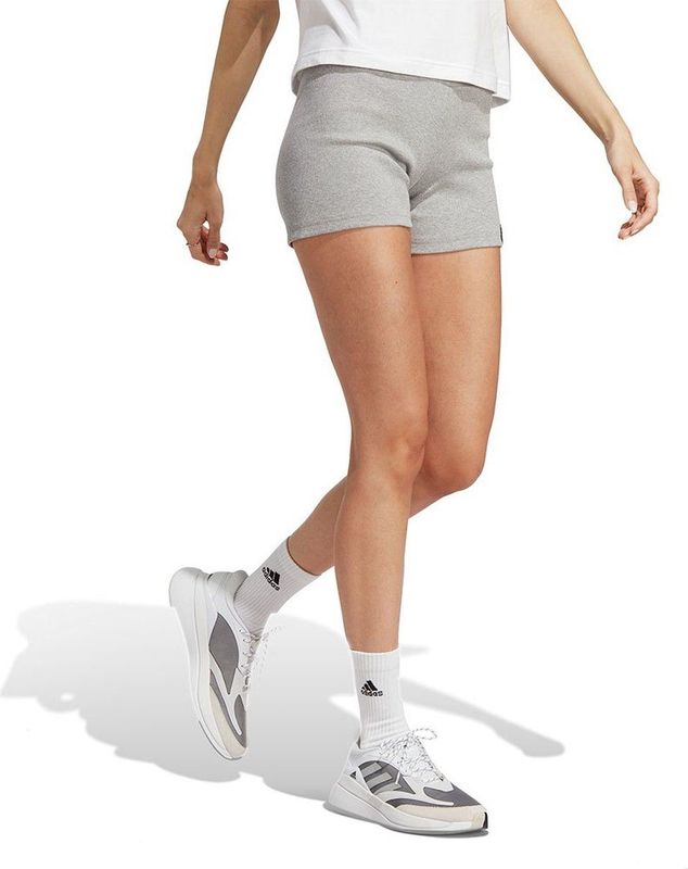 Adidas Rib Korte Broek Grijs Vrouw