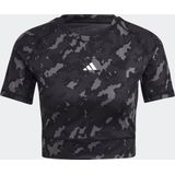 adidas - T-shirt - Zwart - Gerecycled Polyester - AEROREADY