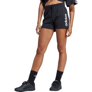 adidas - Korte Broek - Zwart - Katoen - Trekkoord in Taille