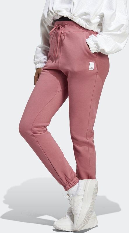 adidas - Sportswear Lounge - Fleece Broek - Roze - Dames