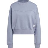 adidas - Sweatshirt - Grijs - Katoen/Polyester Fleece
