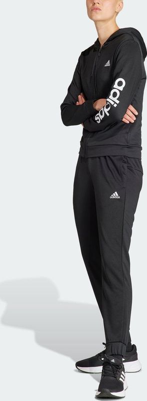 adidas - Sportswear - Trainingspak - Zwart/Wit - Polyester
