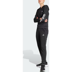 adidas Sportswear Linear Trainingspak Dames Zwart