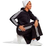 adidas - Essentials 3-Stripes - Hoodie - Zwart - Katoen