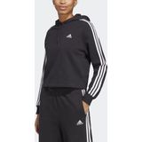 adidas - Essentials 3-Stripes - Hoodie - Zwart - Katoen
