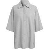 adidas - Lng Lw T-shirt - Grijs - Korte Mouwen - V-hals