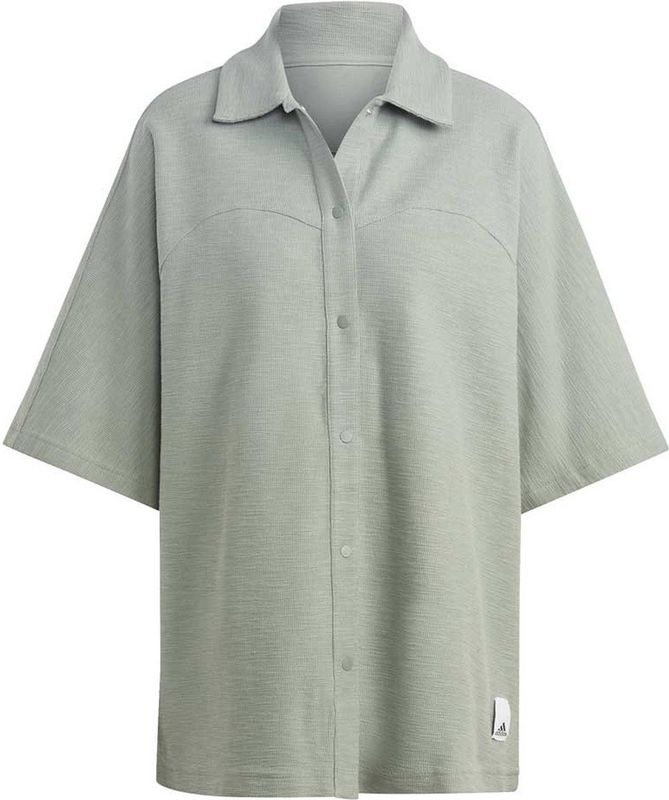 adidas - LNG LSHIRT - Blouse - Groen - Dames