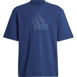 Adidas Future Icons Logo Sportshirt Jongens Donkerblauw 152
