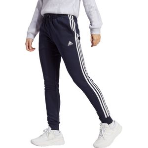 adidas Sportswear Essentials 3-Stripes French Terry Cuffed Broek - Dames - Blauw