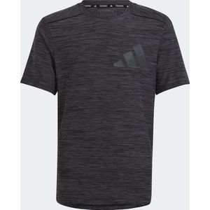 adidas Performance AEROREADY Heather T-shirt - Kinderen - Grijs- 140