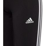 Adidas Essentials 3-Stripes Leggings, Black/White, 128