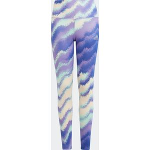 Hoge taille legging met meisjesprint adidas Dance Aeroready