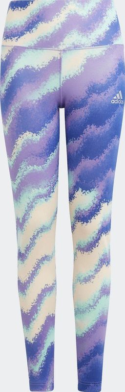 Hoge taille legging met meisjesprint adidas Dance Aeroready