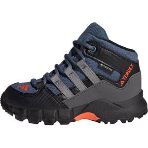 adidas Terrex Mid Gore-Tex Wandelschoenen voor kinderen en jongens, Wonder Steel Grey Three Impact Oranje, 27 EU