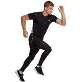 Adidas Run Icons 3s T-shirt Met Korte Mouwen Zwart S Man