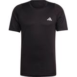 Adidas Run Icons 3s T-shirt Met Korte Mouwen Zwart S Man