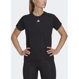 adidas Performance AEROREADY Train Essentials Minimal Branding T shirt Dames Zwart