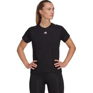 adidas - AEROREADY Train Essentials T-shirt - Dames - Zwart - Gerecycled Polyester