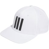 adidas Performance 3-Stripes Tour Golf Hat - Heren - Wit- Volwassenen (M/L)