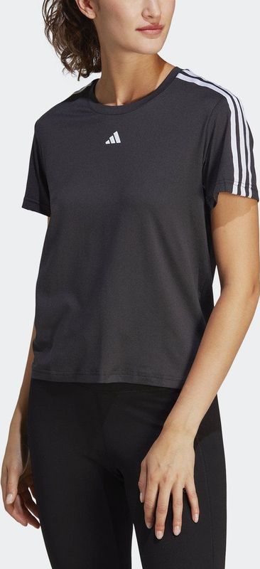 adidas Performance AEROREADY Train Essentials 3-Stripes T-shirt - Dames - Zwart