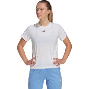 adidas - Trainings-T-shirt - Zwart - 70% Gerecycled Polyester, 30% Viscose