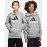 Adidas - Essentials Big Logo - Hoodie - Zwart - Gemaakt van Katoen en Polyester