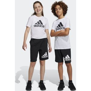 adidas Sportswear Essentials Big Logo Katoenen Short - Kinderen - Zwart