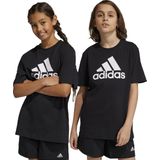 adidas Sportswear Essentials Big Logo Katoenen T-shirt - Kinderen - Zwart- 152