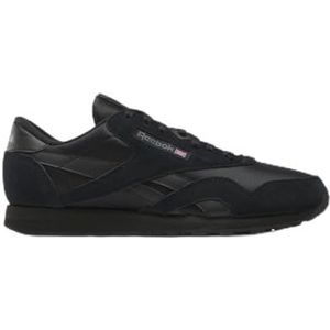 Reebok Heren Klassieke Nylon Sneaker, CBLACK/CBLACK/PURGRY, 2.5 UK, Cblack Cblack Purgry, 34 EU