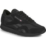 Sneakers - Classic - Effen - Leer - Platte Hak