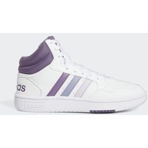 adidas Damen Hoops 3.0 Mid sneakers, FTWR wit/zilver Dawn/zilverviolet, 40 2/3 EU