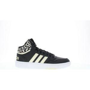 adidas Dames Hoops 3.0 Mid Sneakers Core Zwart Crème Wit Ftwr Wit 38 2/3 EU