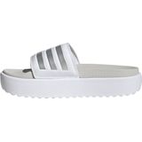 adidas Sportswear adilette Platform Badslippers - Dames - Wit